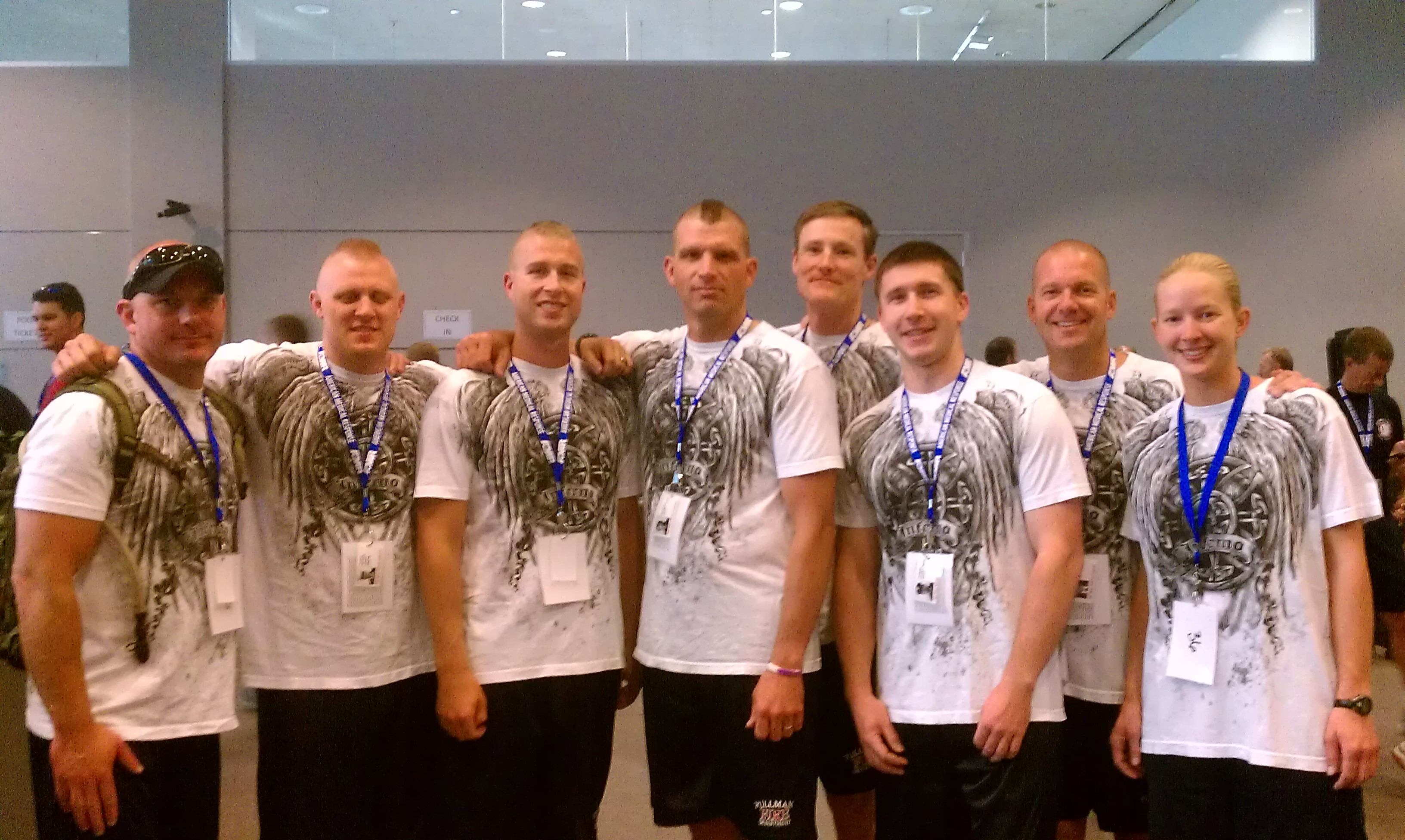 L-R: Taylor, Heebink, Chiavaras, Scharnhorst, Chapman, McPherson, Howell, Tadema